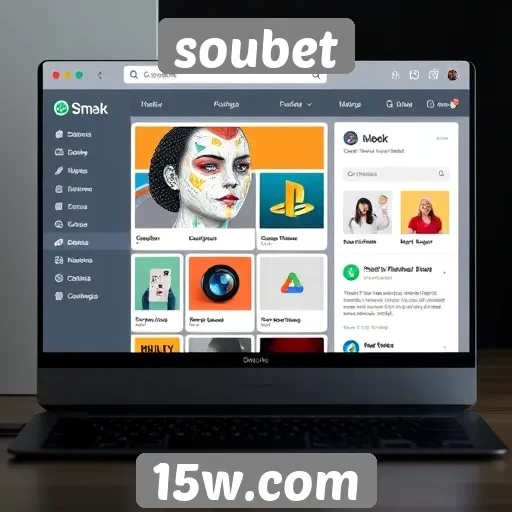 Interface do usuário no soubet melhora a experiência